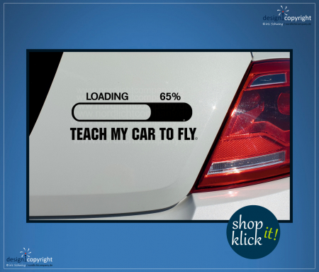 nc45 teach my car to fly Auto und Fahrzeugaufkleber©